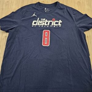 Nike NBA Wizards Hachimura Men's Navy Blue Graphic T-Shirt